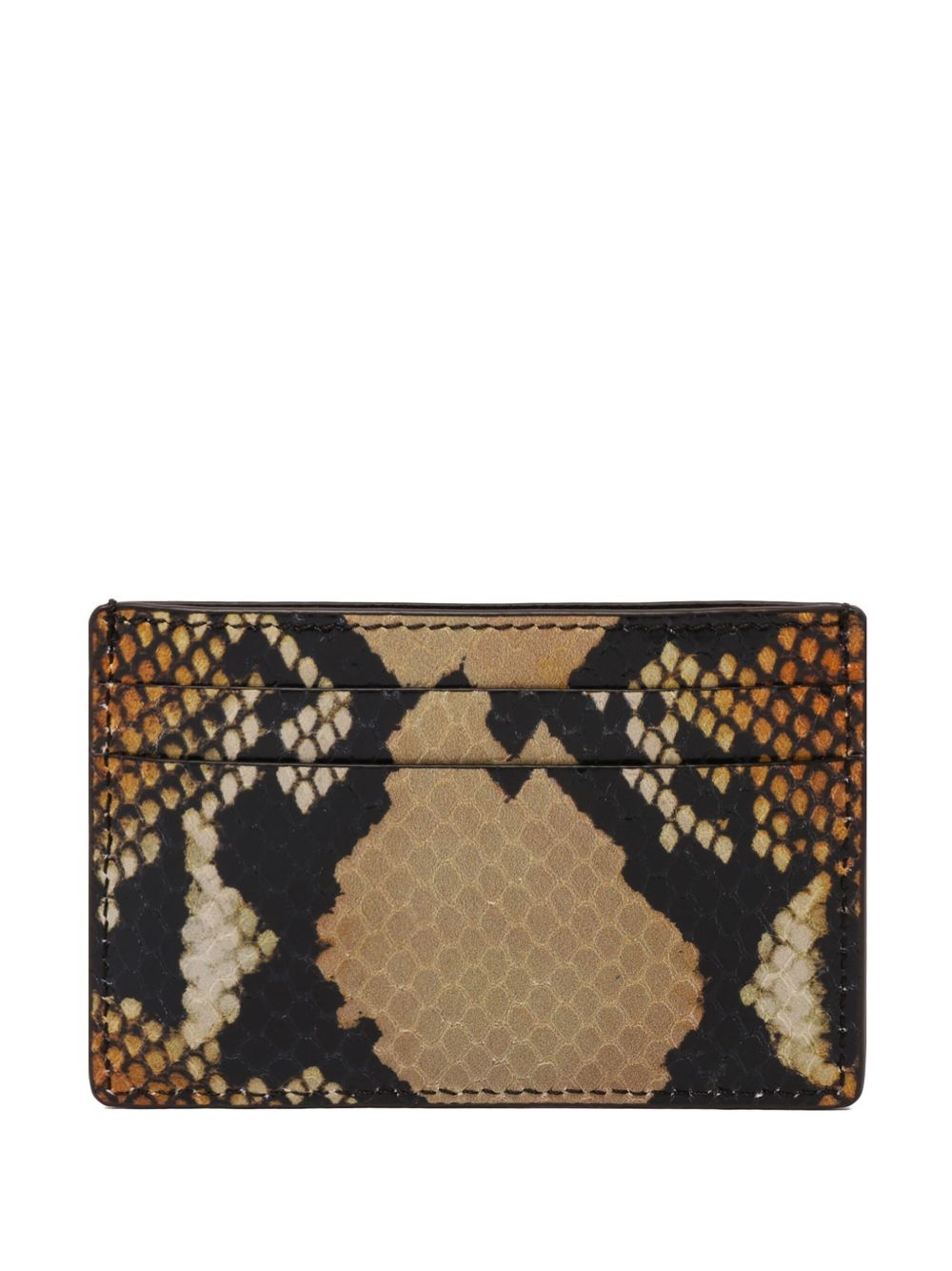snakeskin cardholder - 1