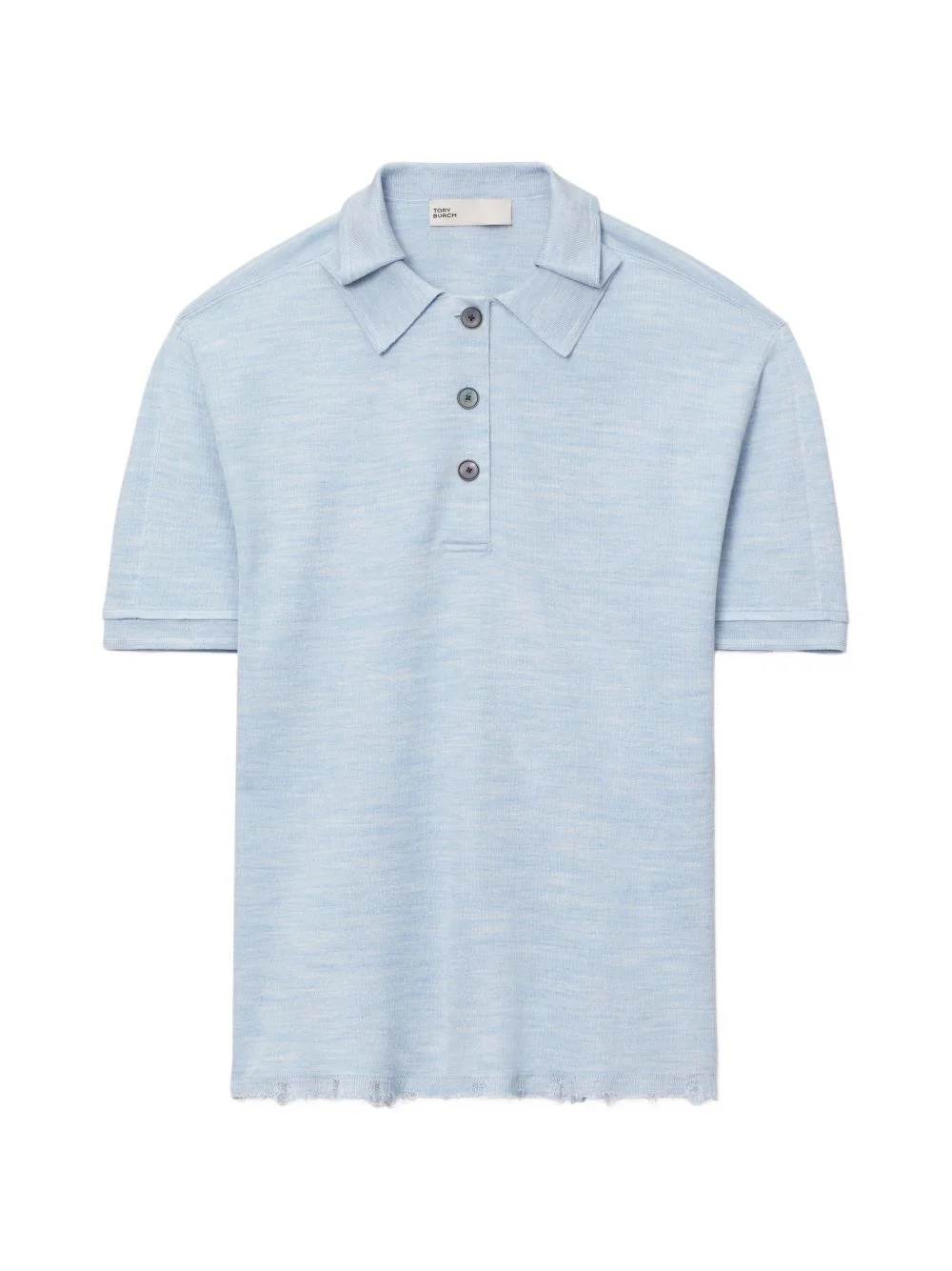 oversized silk polo - 1