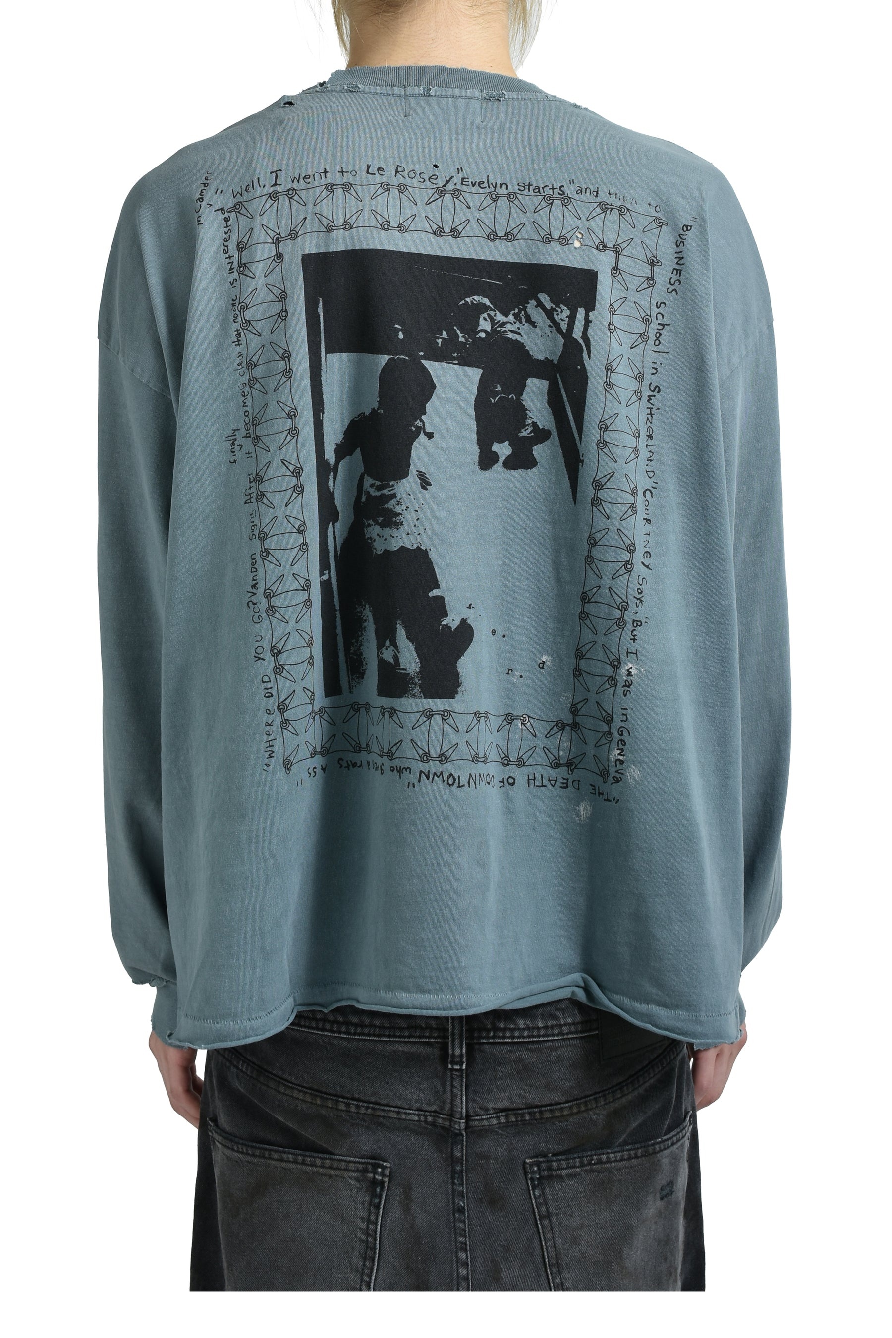 BOY IN CHAINS LS T-SHIRT / FADED BLU - 2