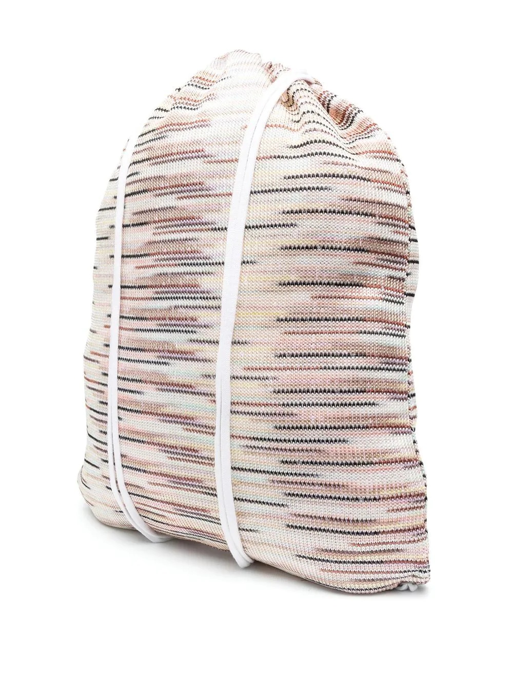 knitted drawstring backpack - 3