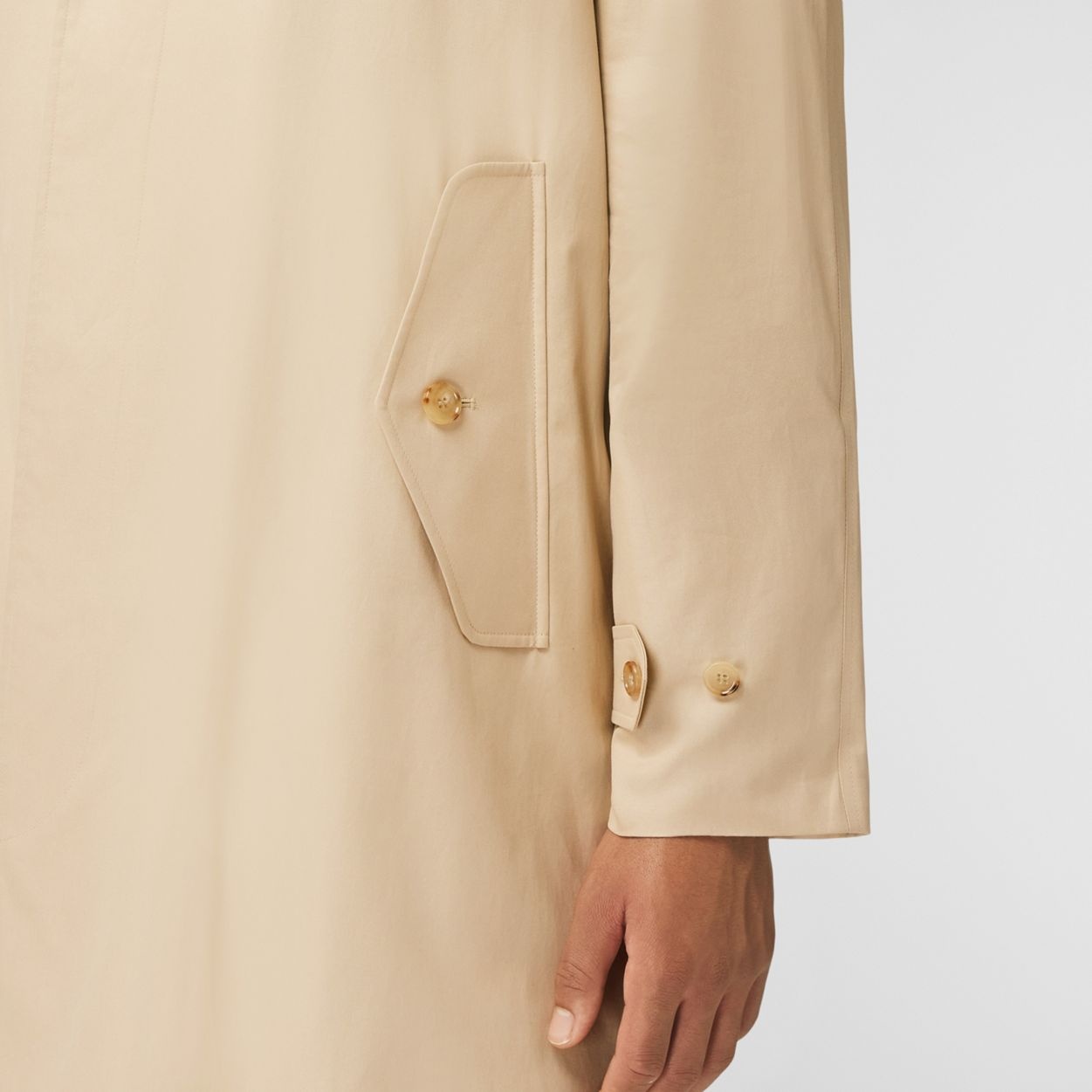 Cotton Gabardine Car Coat - 5