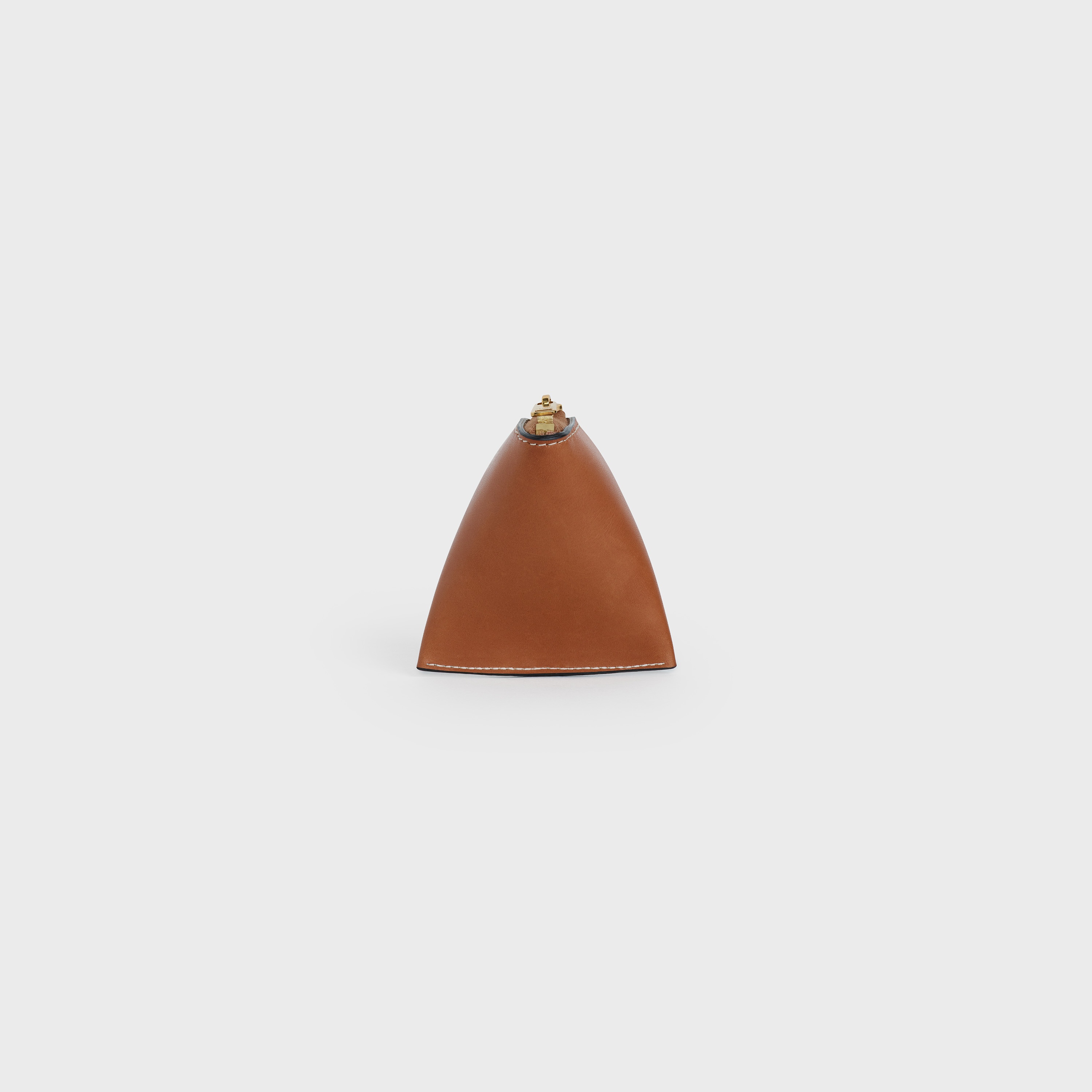 LOZENGE CHARM IN NATURAL CALFSKIN - 3