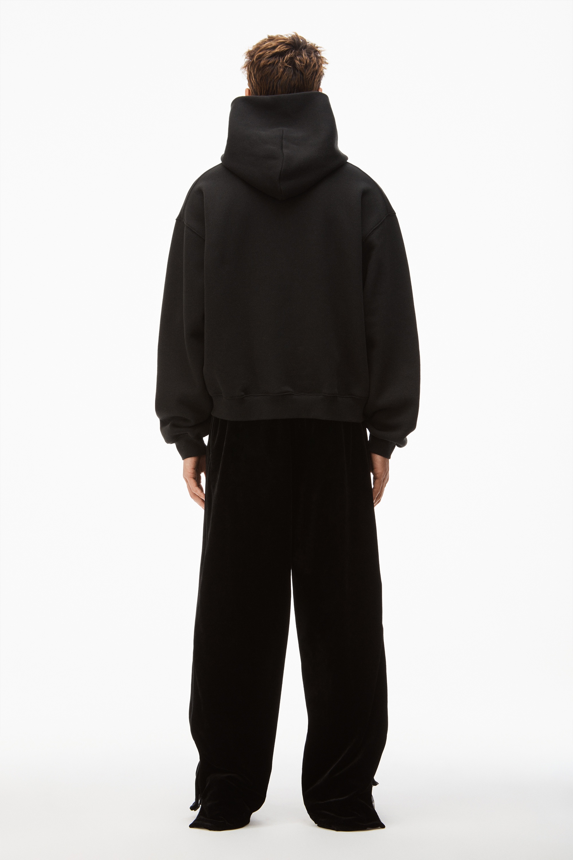 TRACK PANT IN CRUSHED VELOUR - 5