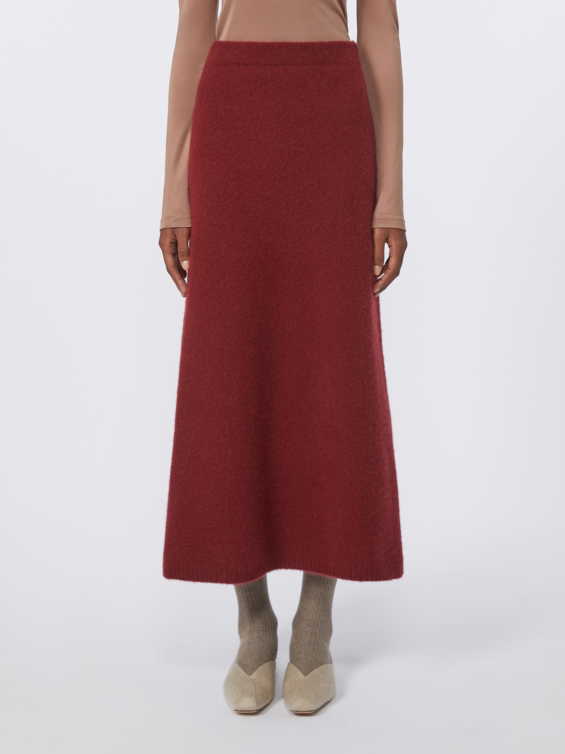 DORINA Stretch cashmere yarn skirt - 3