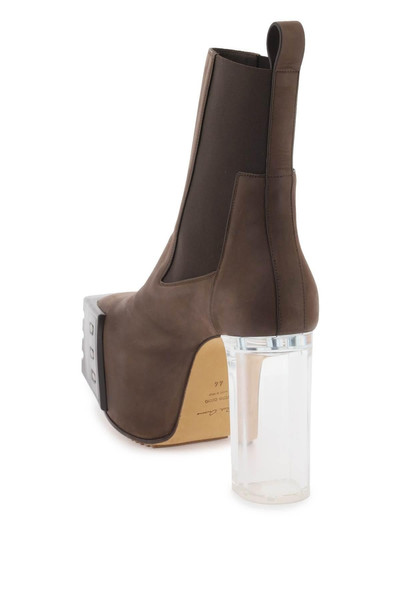 Rick Owens Platform heeled ankle boots outlook