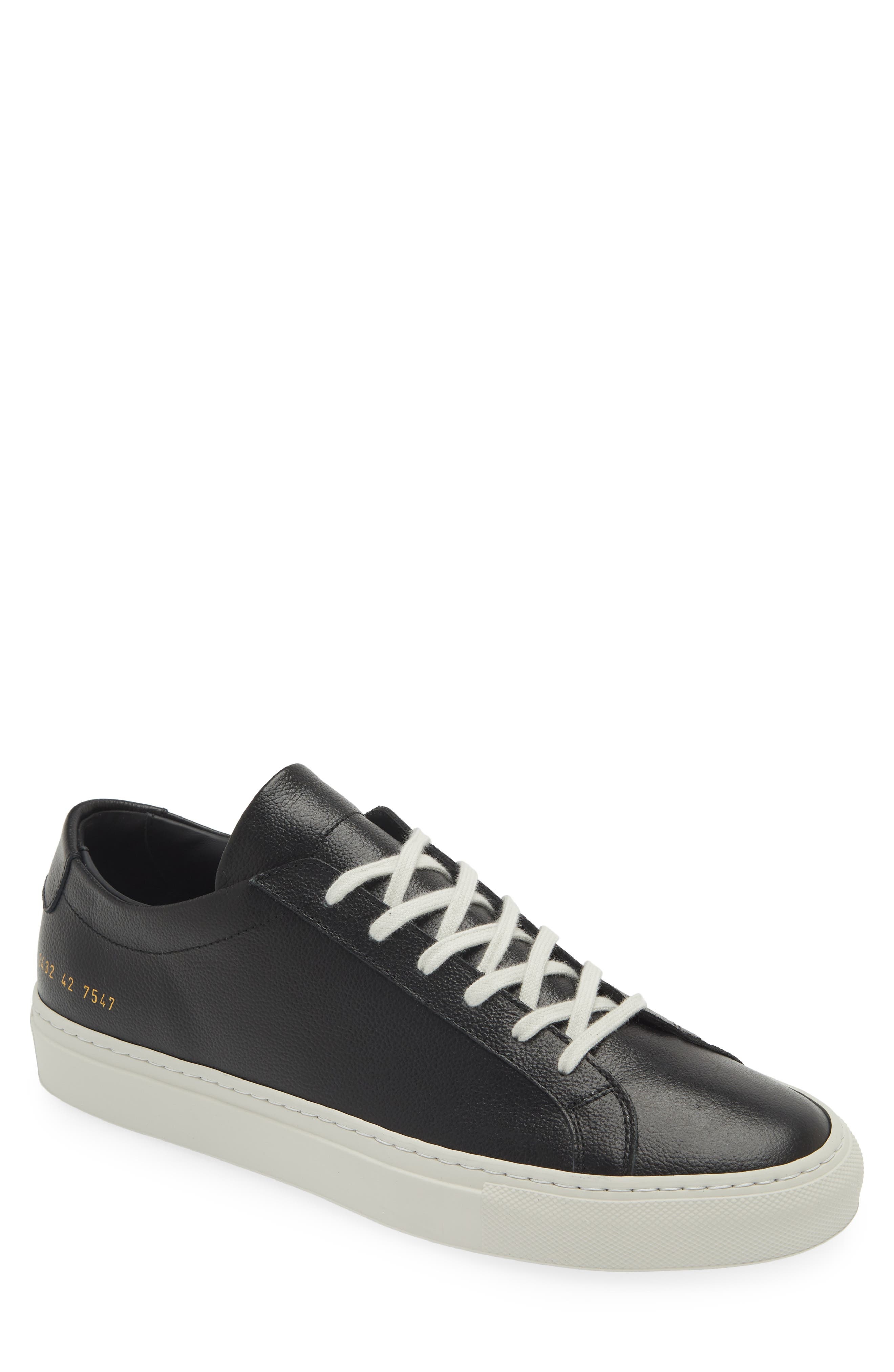 Common Projects Achilles Contrast Sneaker in Black at Nordstrom - 1