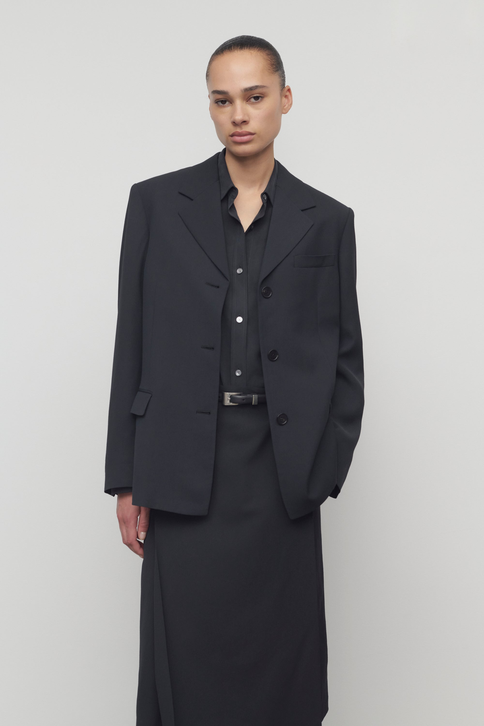 Faelan Jacket in Viscose and Silk - 3