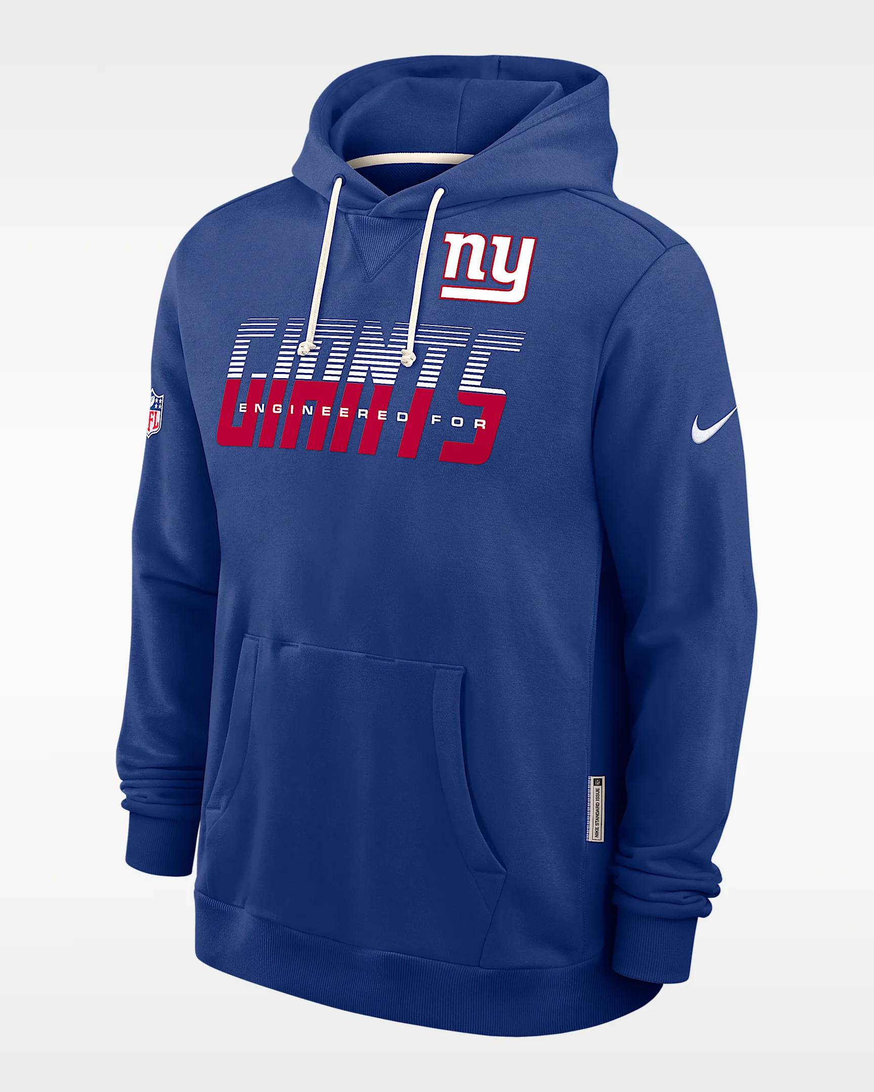 New York Giants Sideline Standard Issue Men's Nike Dri-FIT NFL Pullover Hoodie - 1