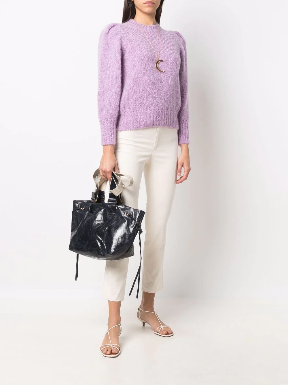mid-rise straight trousers - 2