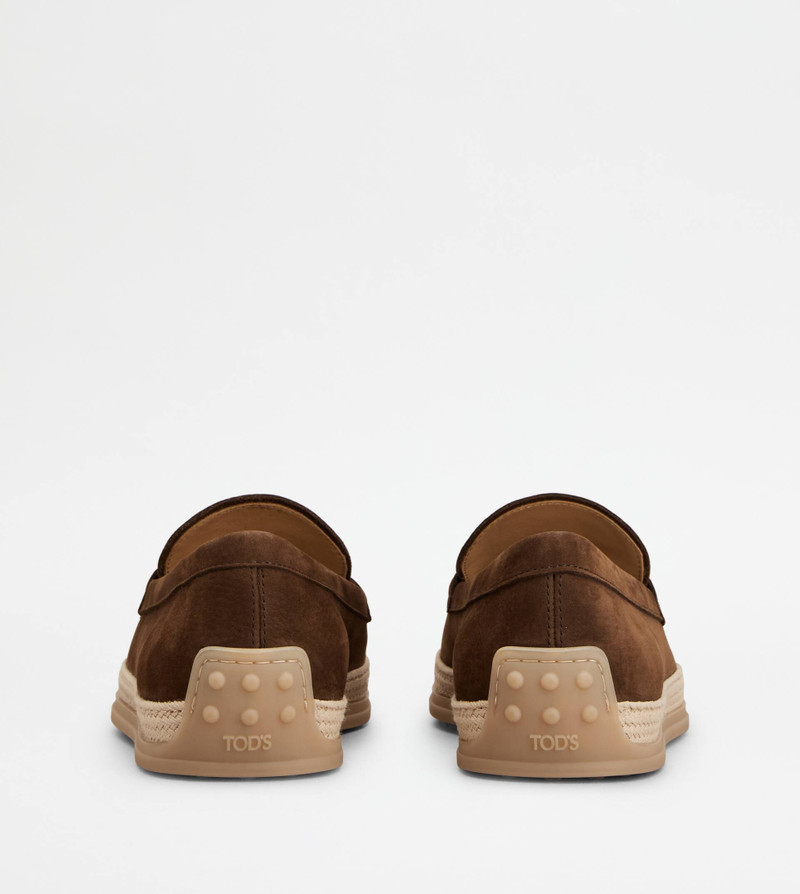 LOAFERS IN NUBUCK - BROWN 3