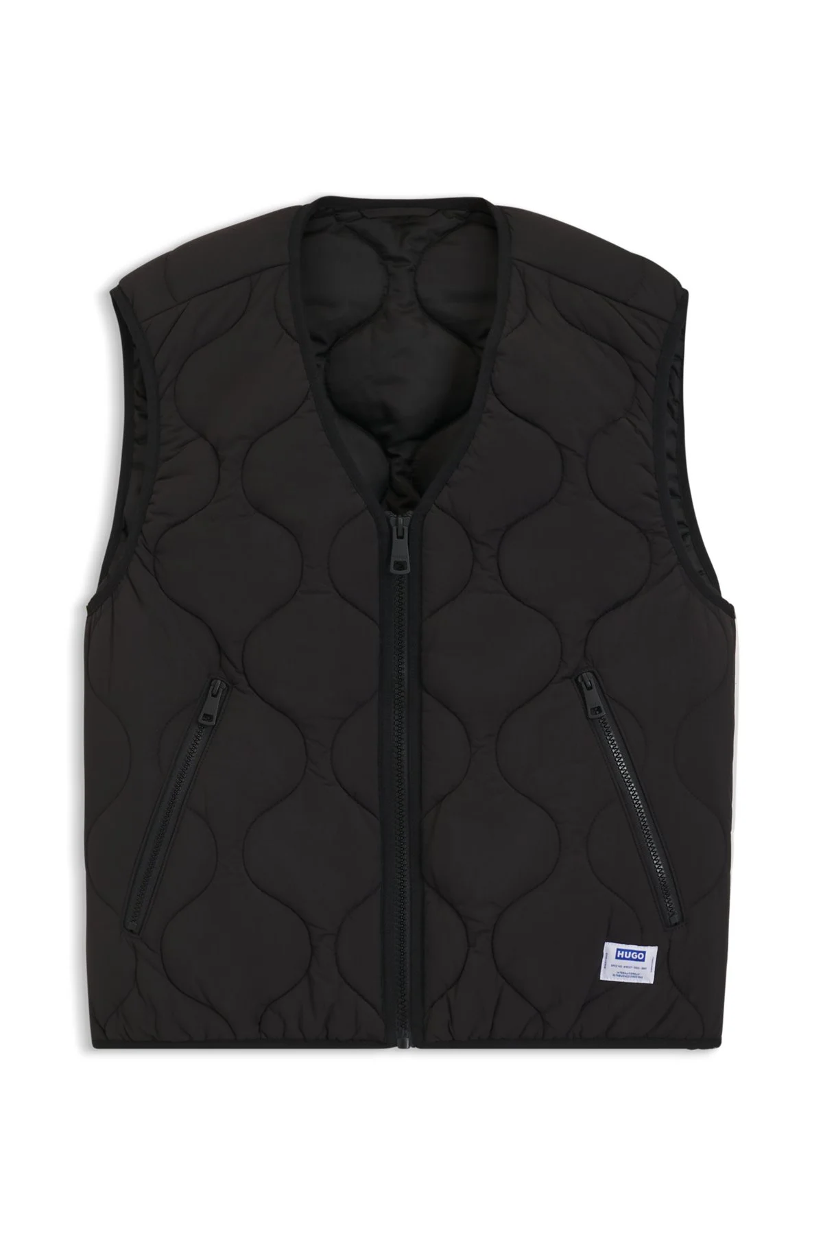 WATER-REPELLENT RELAXED-FIT GILET WITH ONION QUILTING - 1