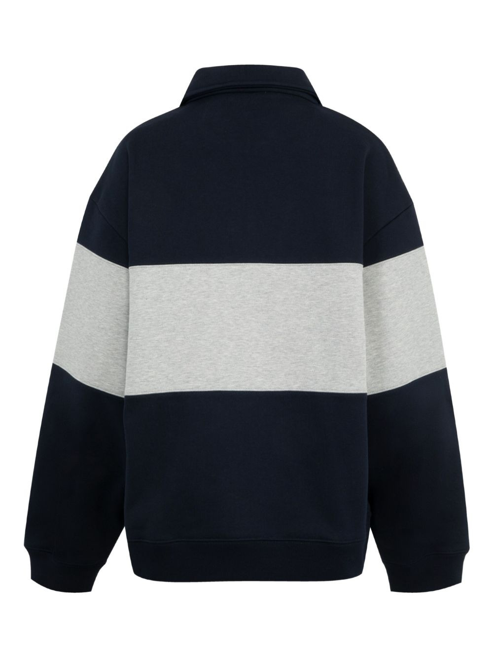 half-zip striped sweatshirt - 2