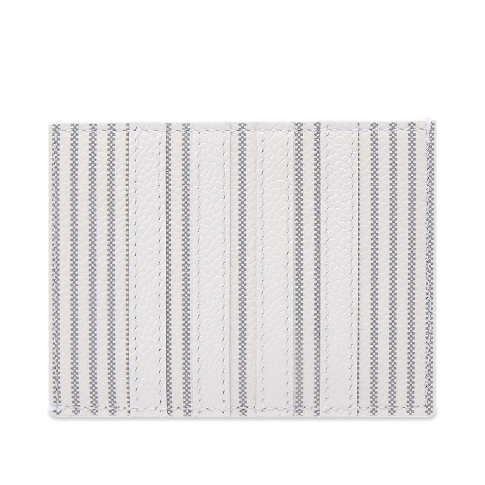 Thom Browne 4 Bar Seasonal Stripe Card Holder - 2