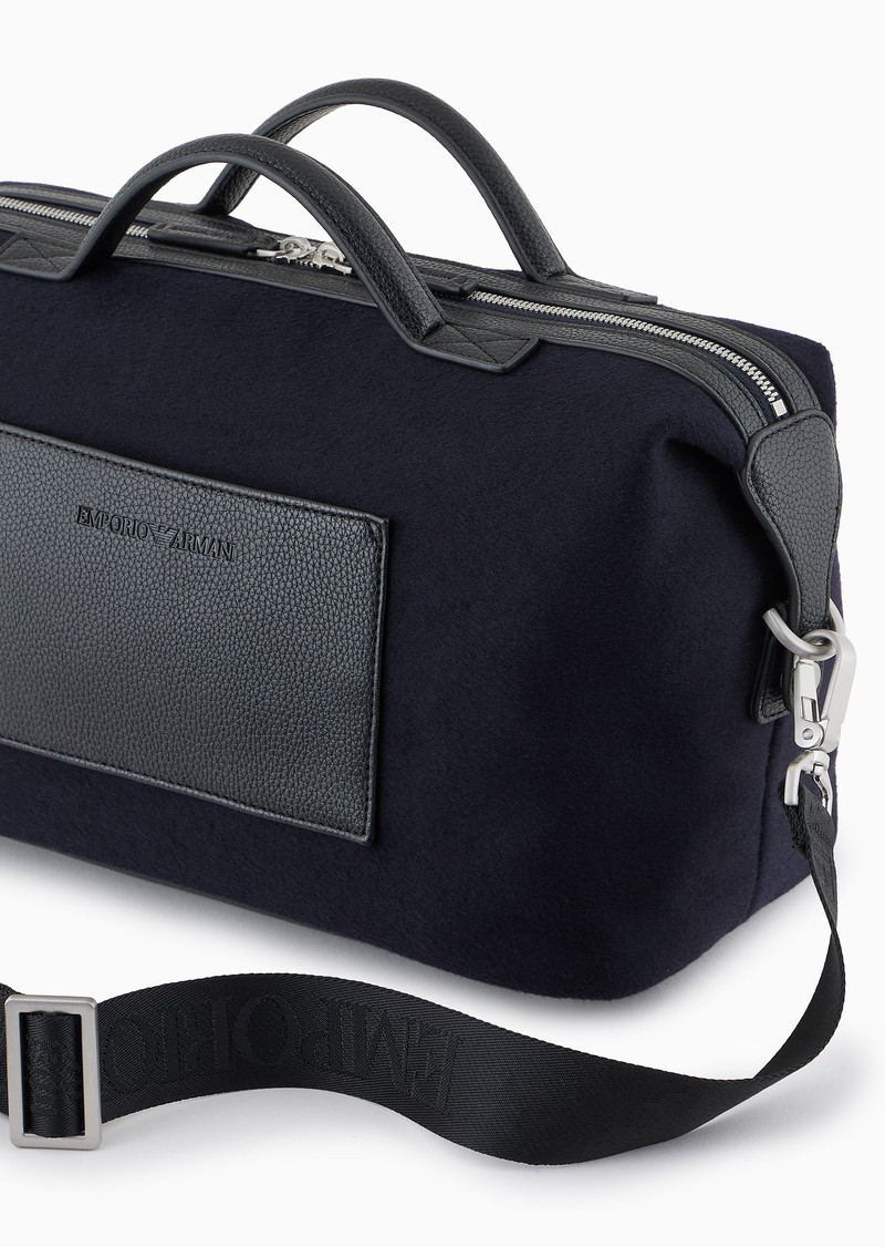 Wool cloth weekend bag 5
