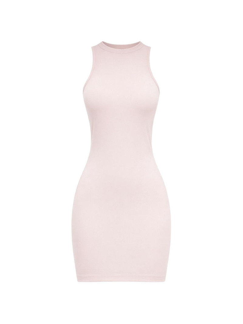 round-neck sleeveless mini dress 1
