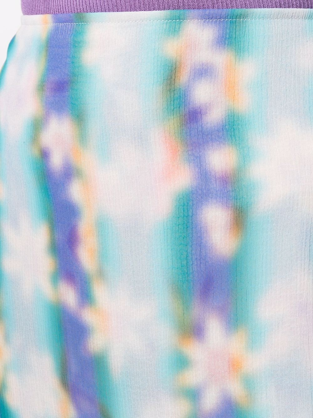 floral-print straight maxi skirt - 5