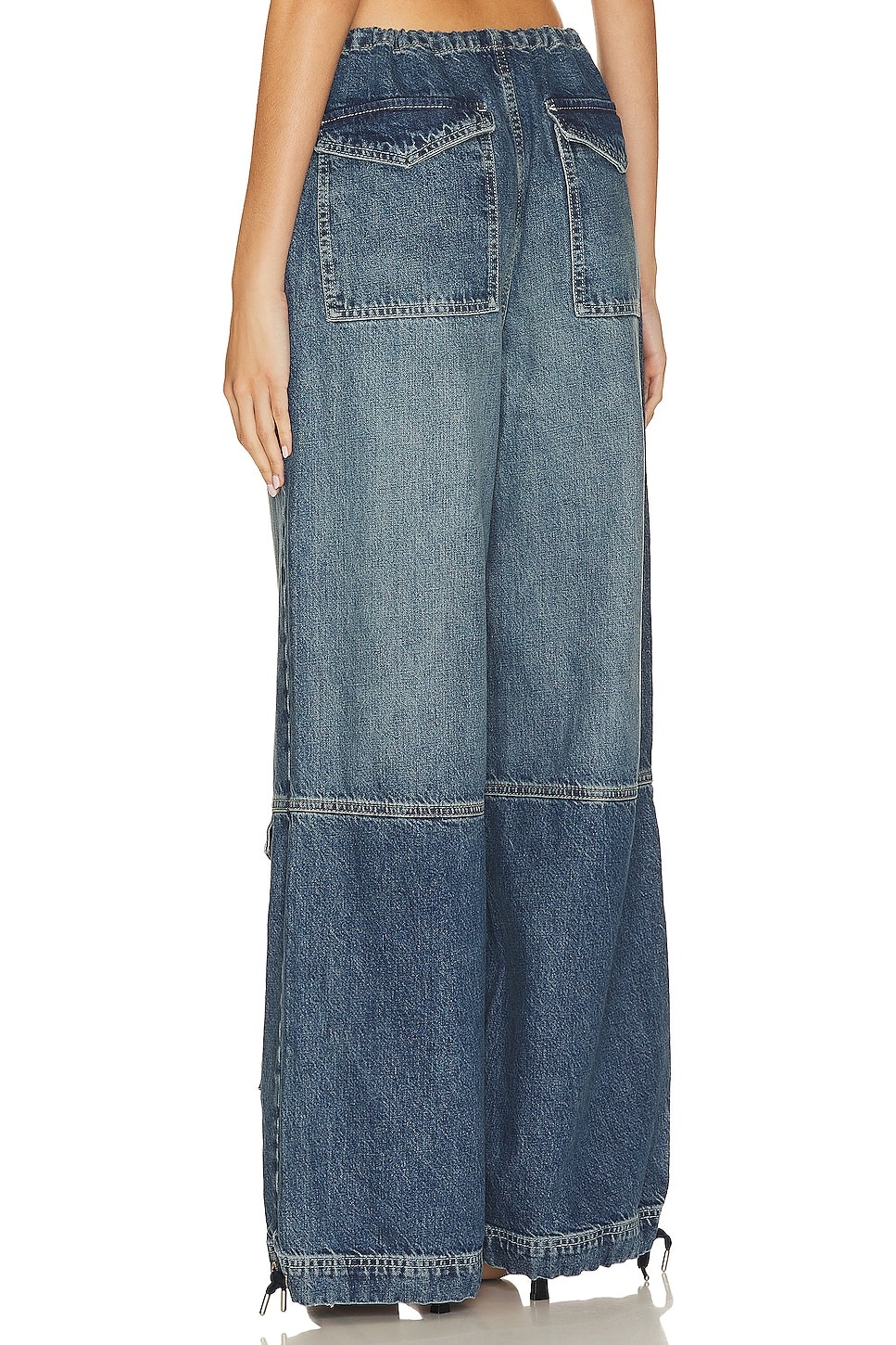 Alix Wide Leg Drawstring Cargo - 4