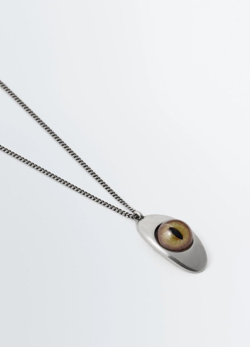 CAT EYE PENDANT NECKLACE 4