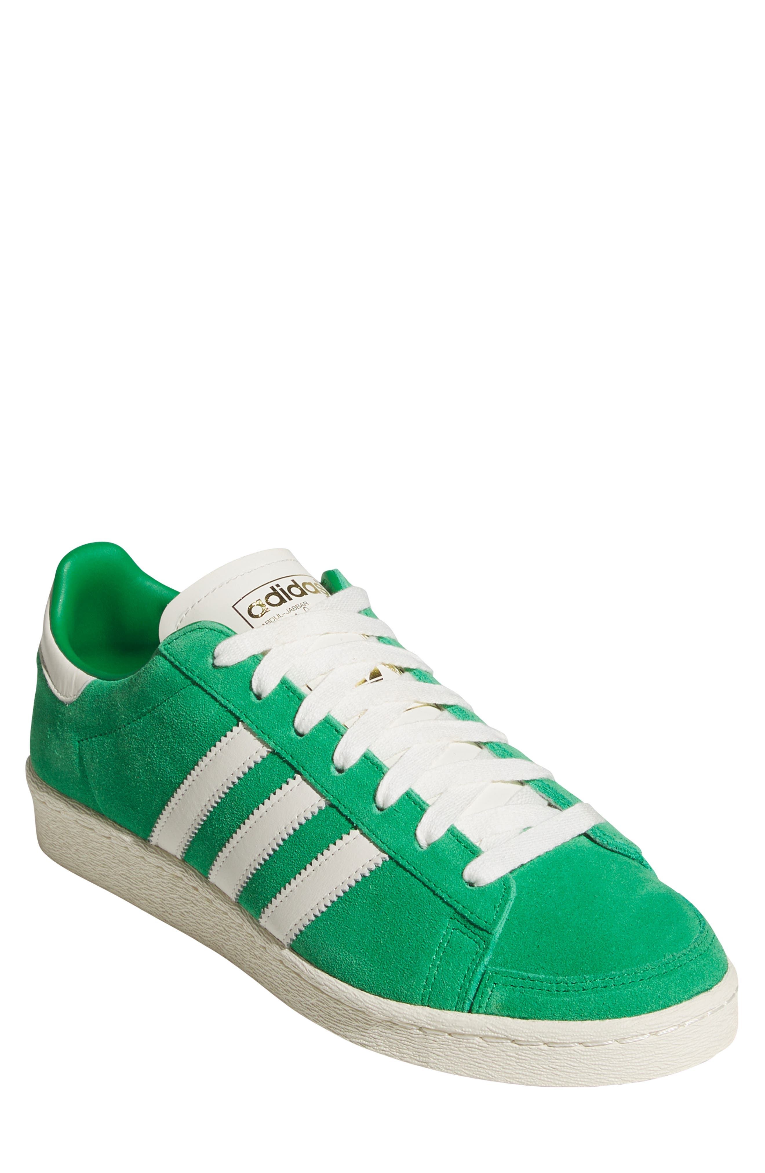 adidas Gender Inclusive Jabbar Low Sneaker in Green/Cream White/Gold at Nordstrom - 1