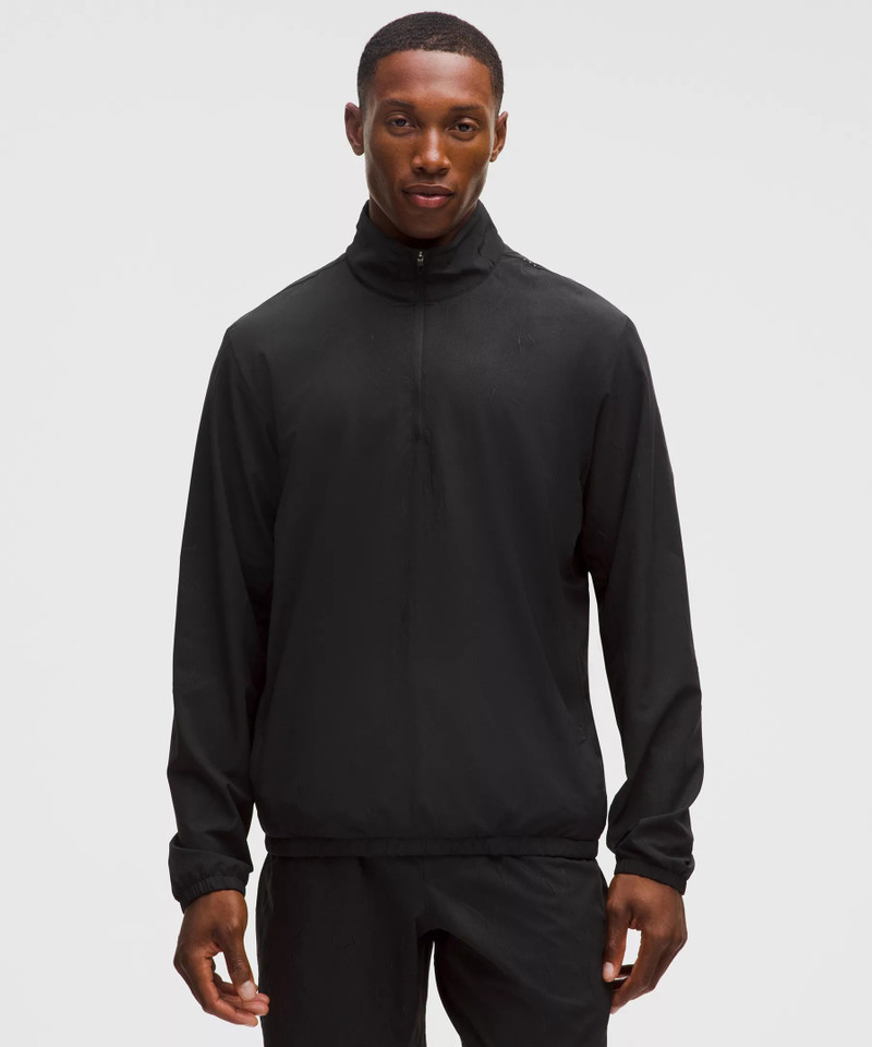 Zeroed In Crinkle Texture Half Zip 1
