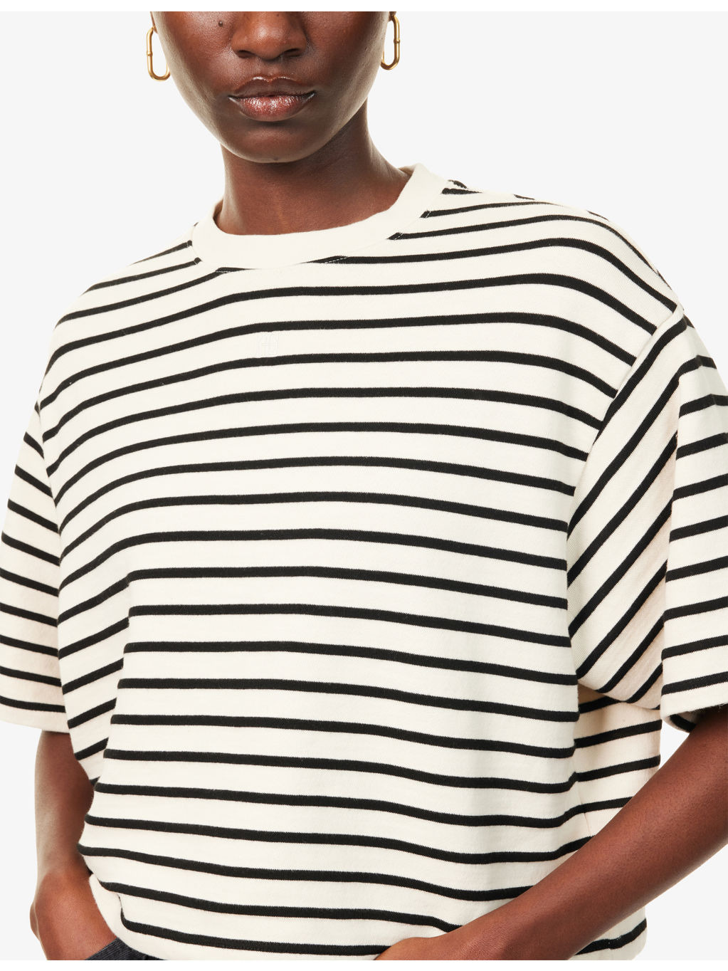 Myers Cropped Cotton-Blend T-Shirt - 5