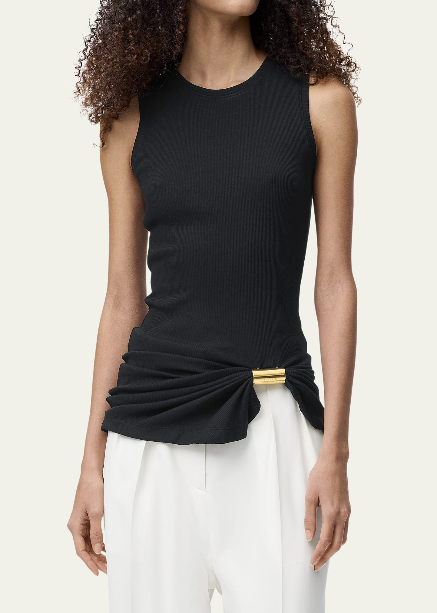 Logo Hardware Detail Tank Top - 4