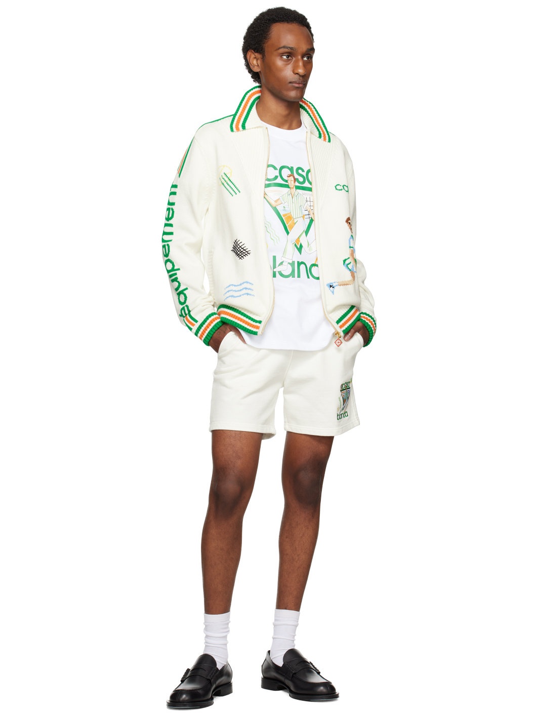 SSENSE Exclusive White 'Le Jeu' T-Shirt - 4