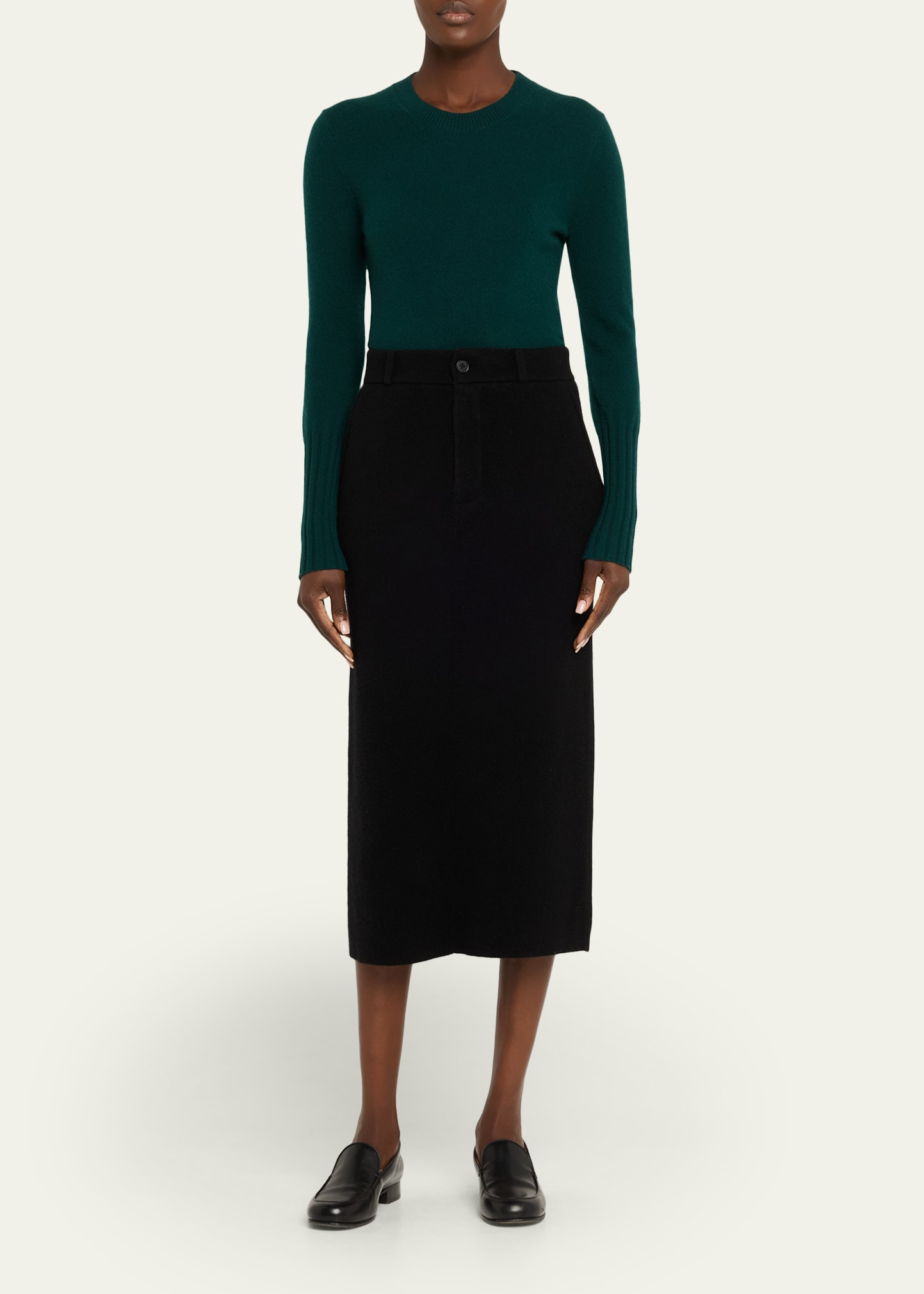 Cashmere Tailored Skirt - 2