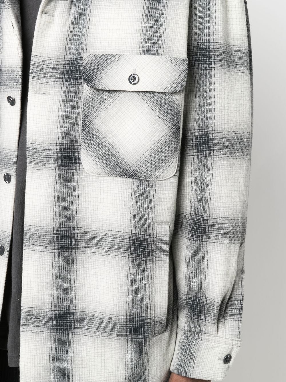 El Barrio plaid-print shirt jacket - 6