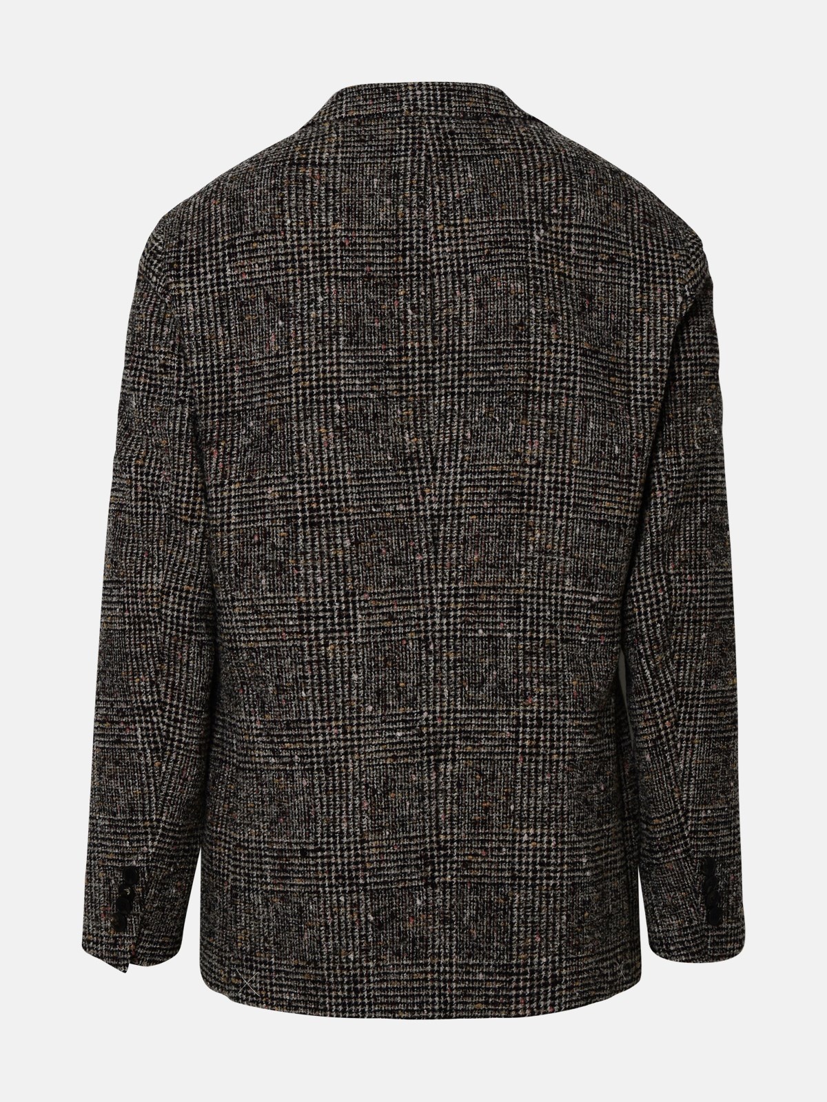 'ROMA' BLAZER IN BROWN ALPACA BLEND - 3