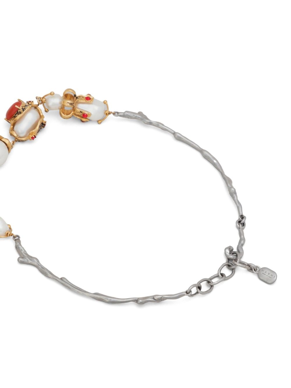 pearl-embellished necklace - 3