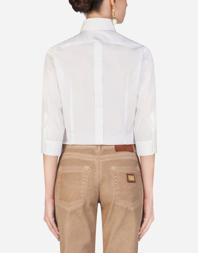 Dolce & Gabbana Poplin shirt with mother-of-pearl buttons outlook