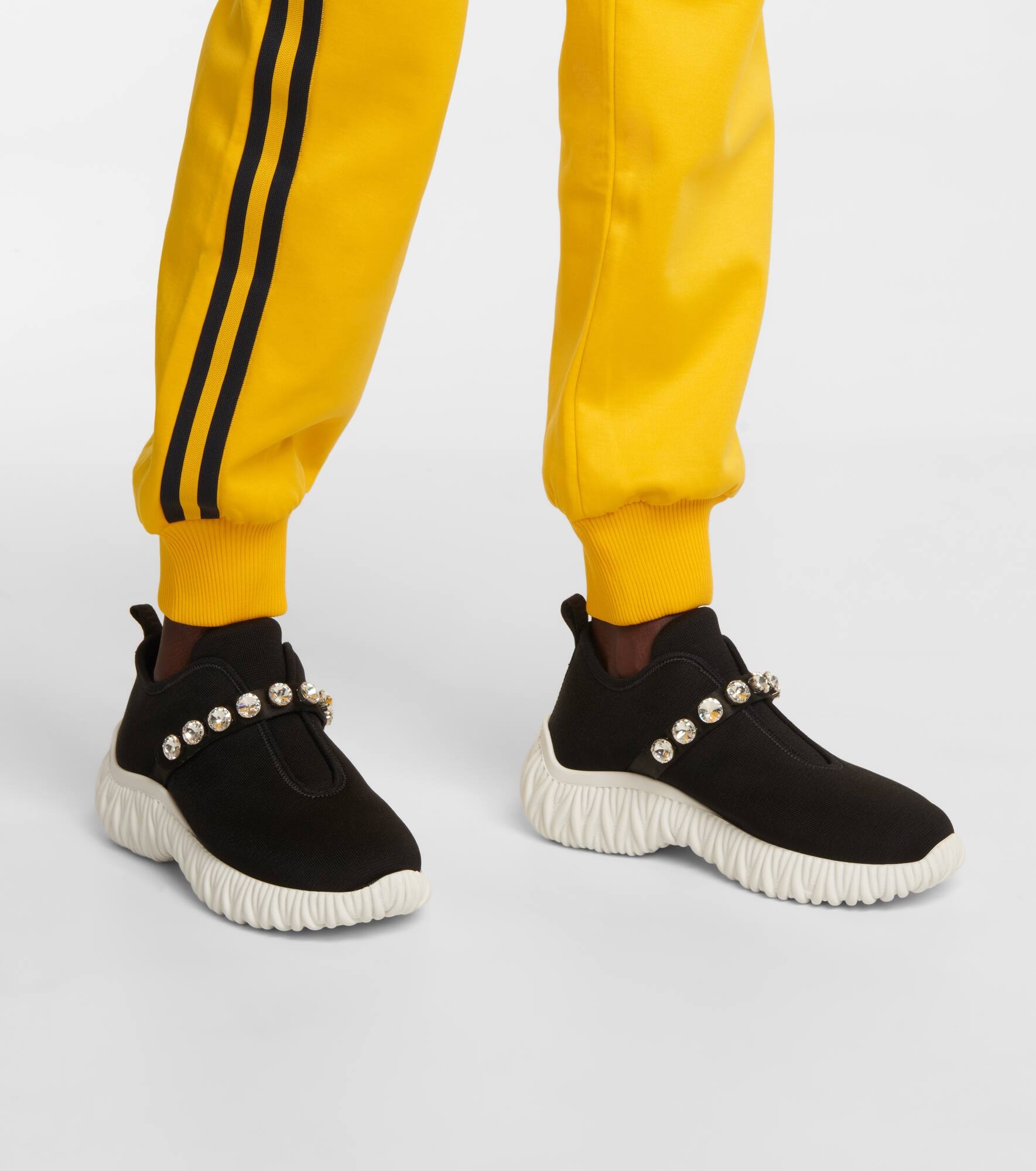 Embellished slip-on sneakers - 4