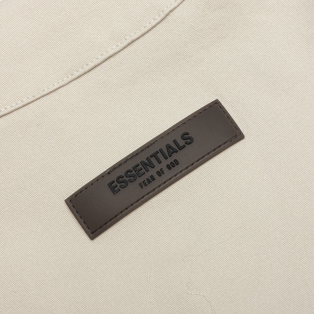 FEAR OF GOD ESSENTIALS WOMEN'S BOY SCOUT SHIRT - WHEAT - 4
