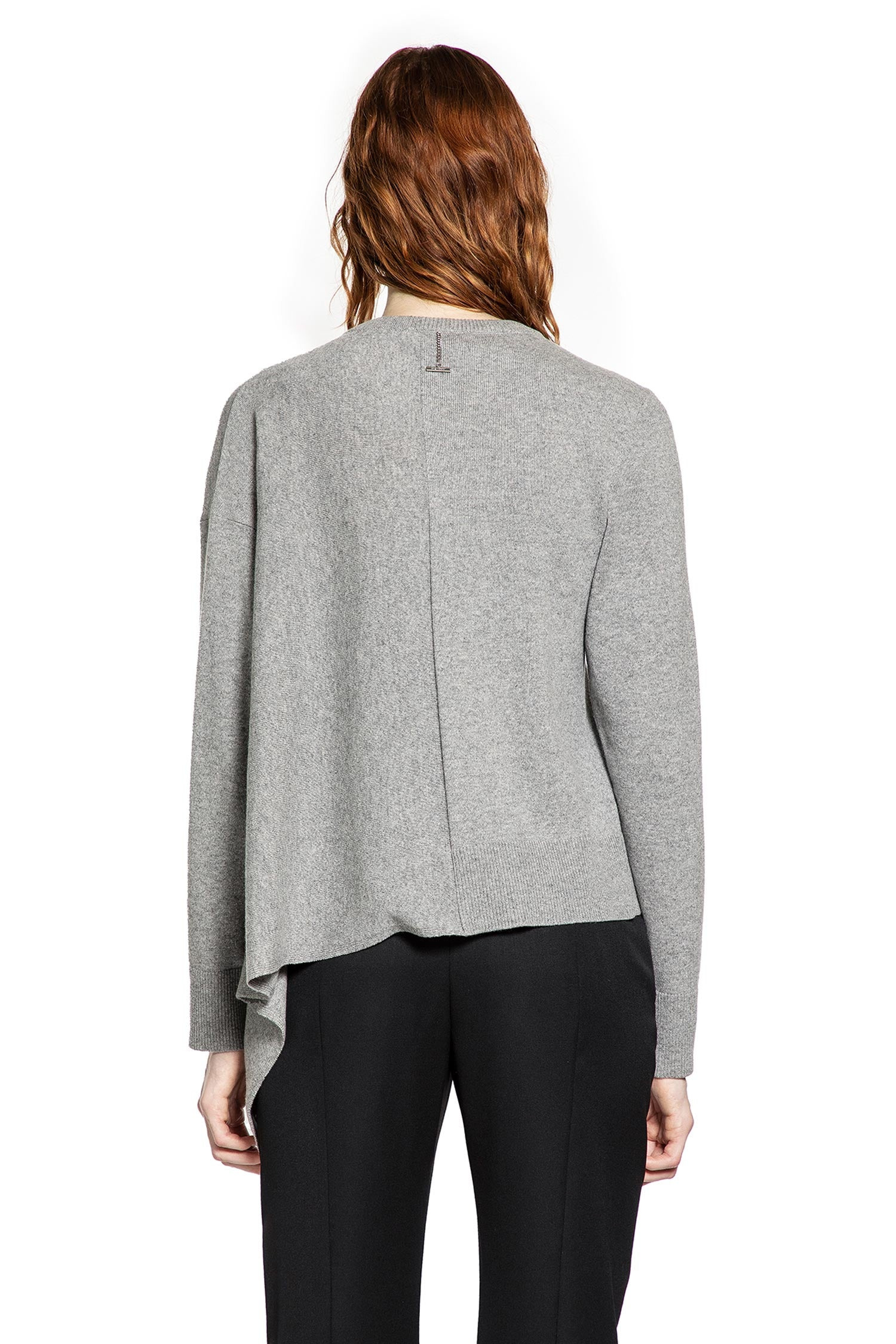 Asymmetric Wool Cashmere Jumper - 3