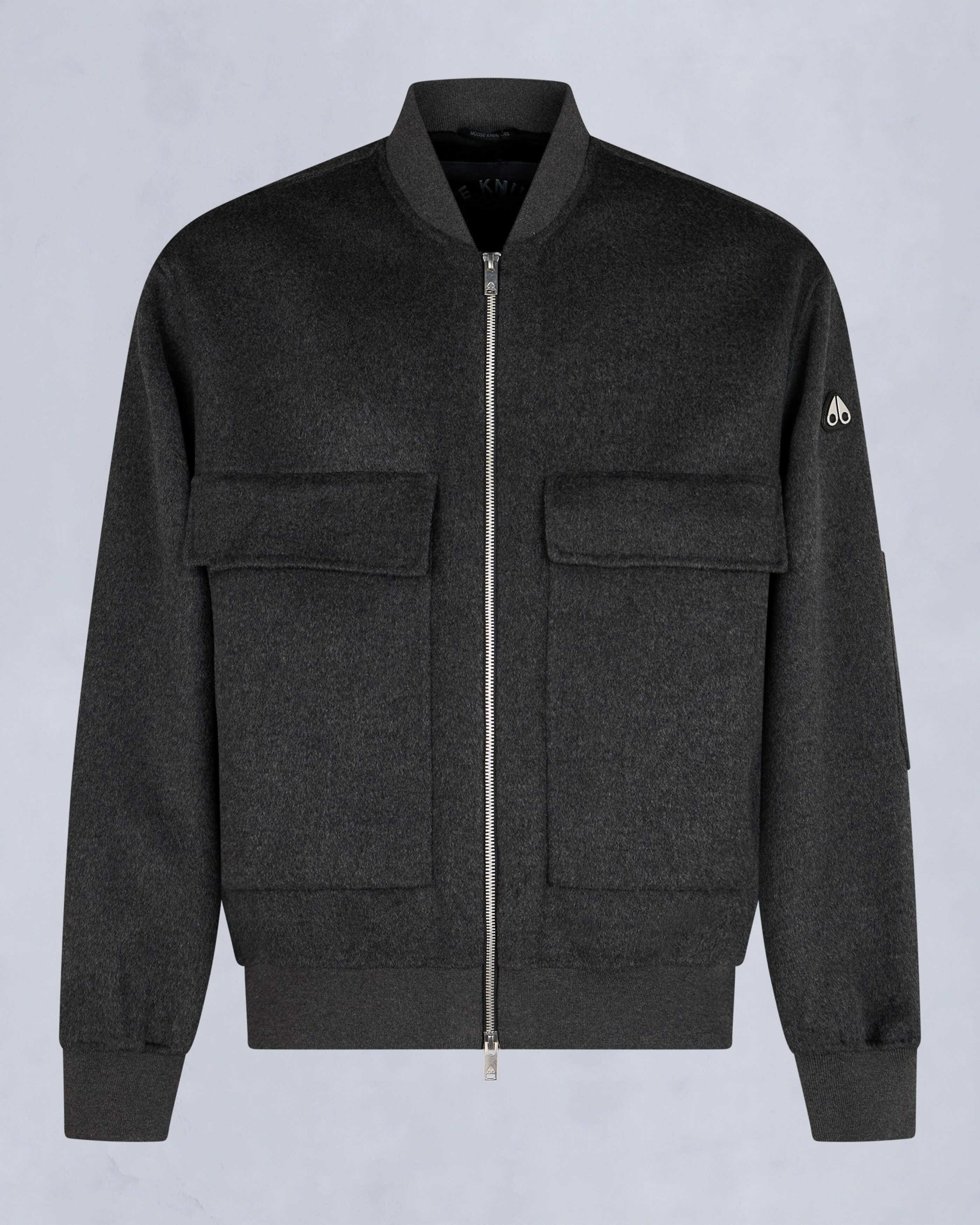 ALDER CASHMERE-WOOL BOMBER JACKET - 1