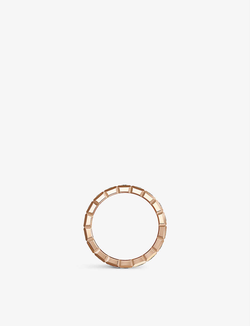 Ice Cube Pure 18ct rose-gold and diamond ring - 3