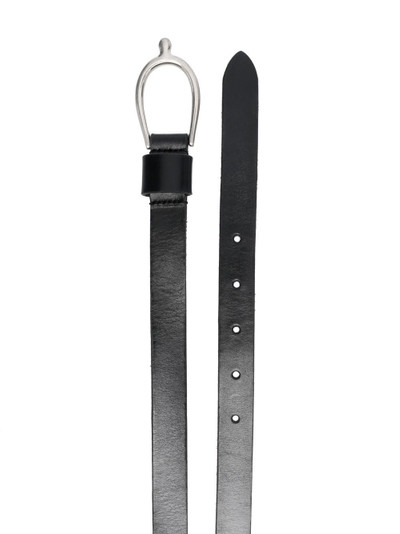 SAINT LAURENT Lucky Bone buckle belt outlook