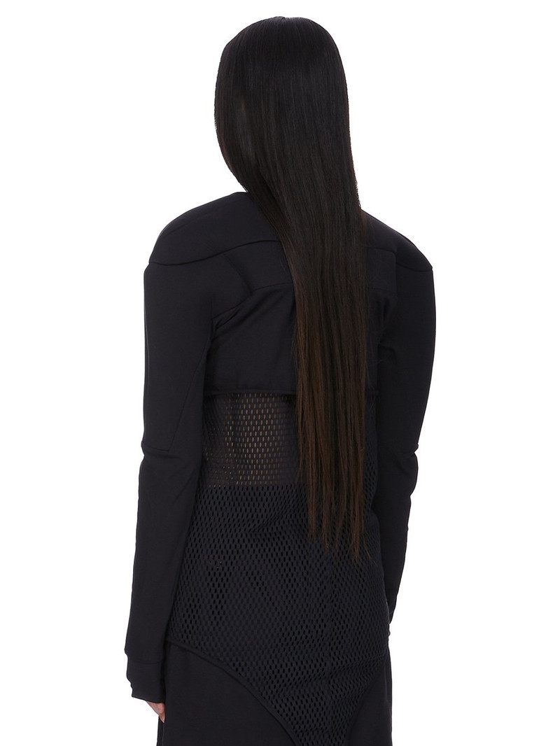 Black Champion Edition Girdered Cropped Harness T-shirt 3