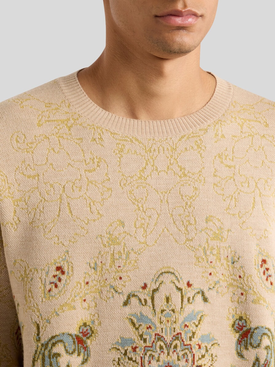 WOOL JACQUARD SWEATER - 3