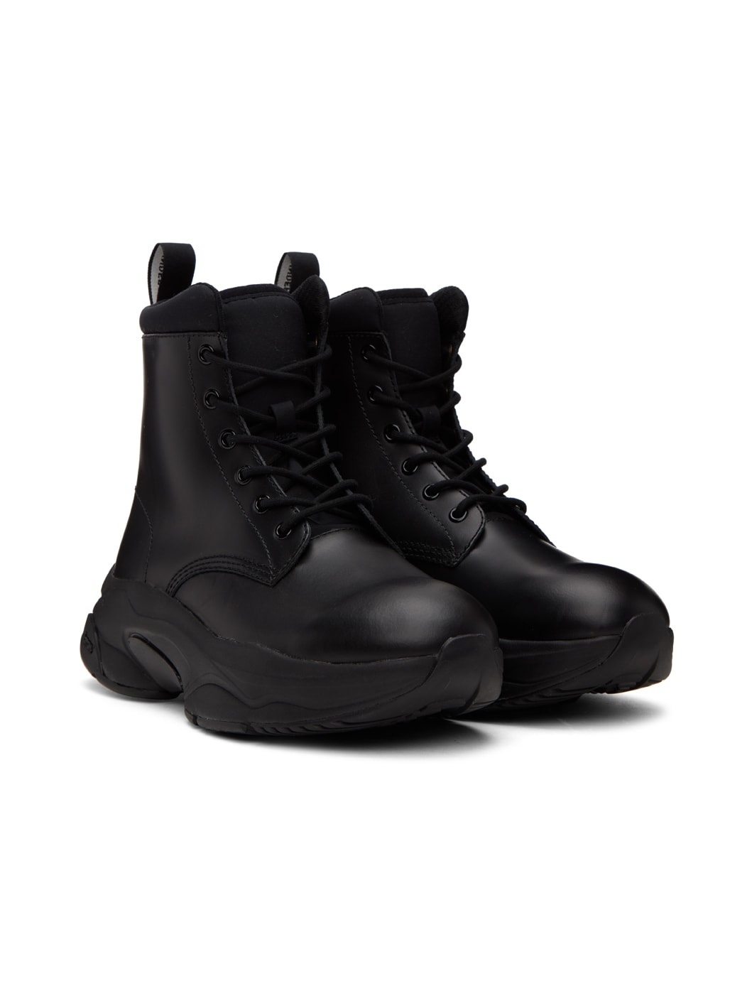 Black Polished Boots - 4