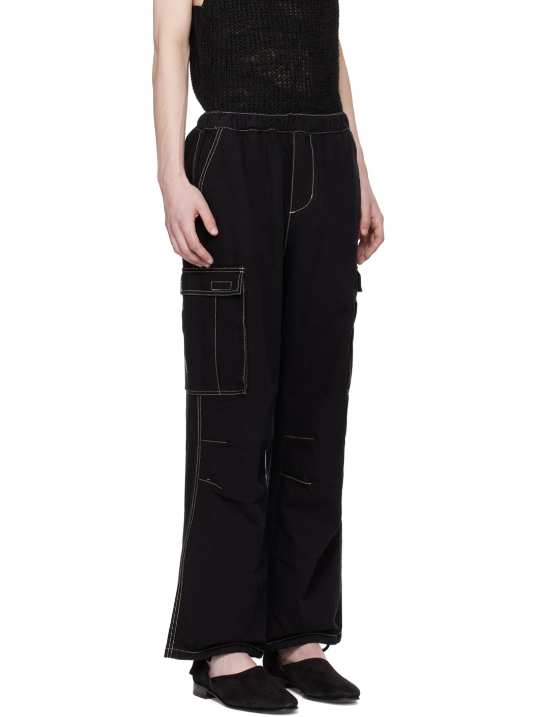 SSENSE Exclusive Black Sasha Cargo Pants - 2