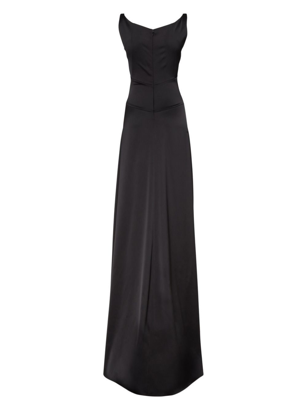 satin maxi dress - 2