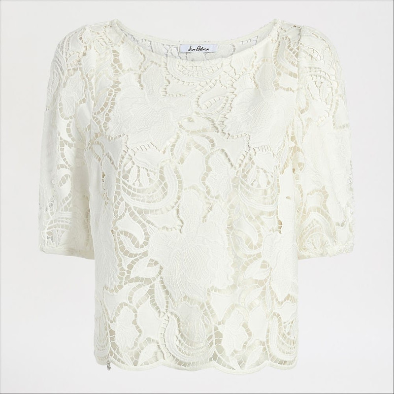 Lace Short Sleeve Top 1