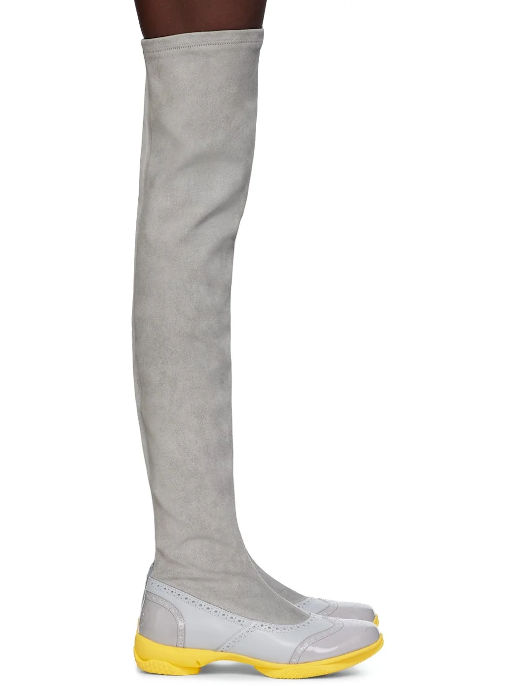 Gray Sonia High Boots - 1