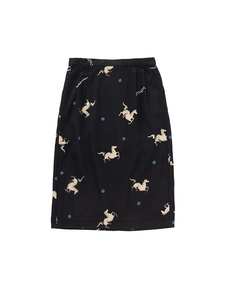 visvim B.D. SKIRT W BLACK outlook