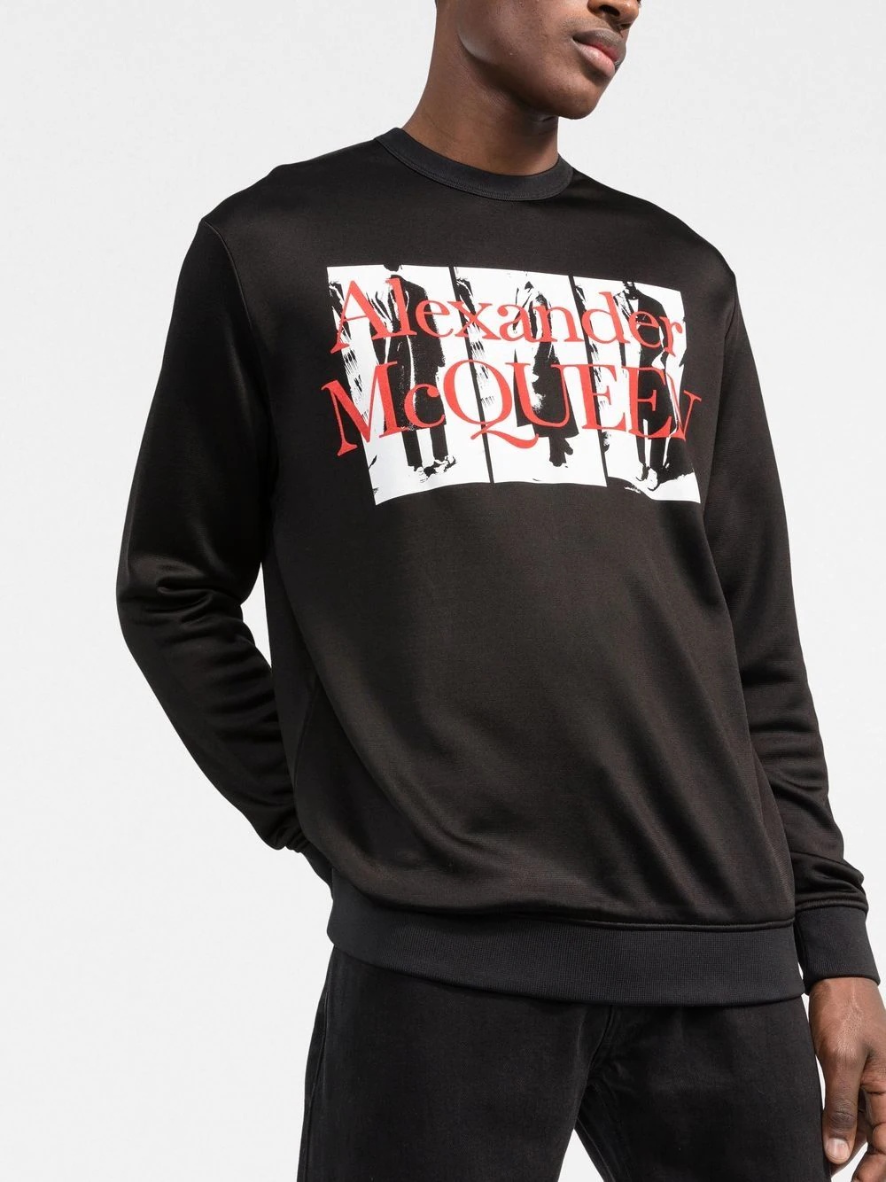 logo-print crew-neck sweatshirt - 3