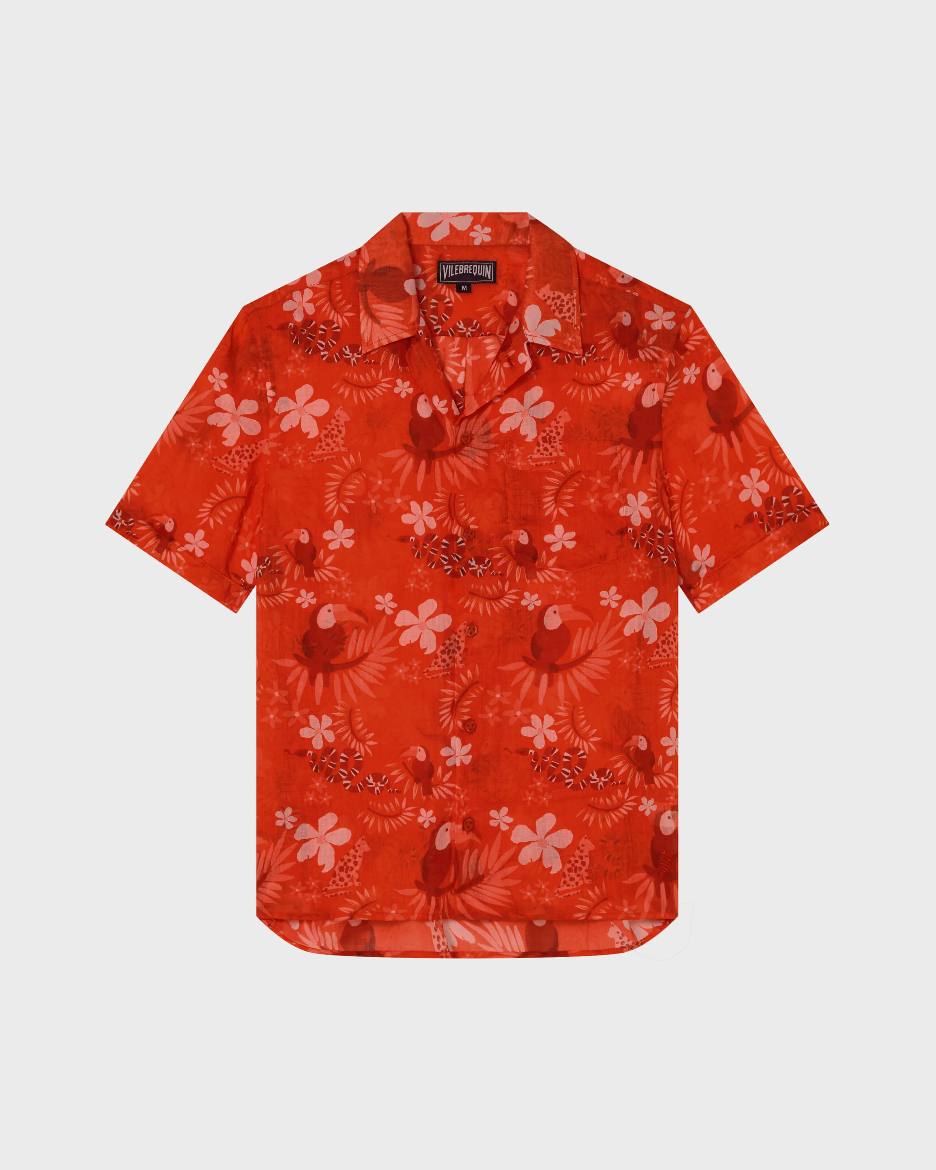 MEN RAMIE BOWLING SHIRT PAPEL DE EMBRULHO - 1