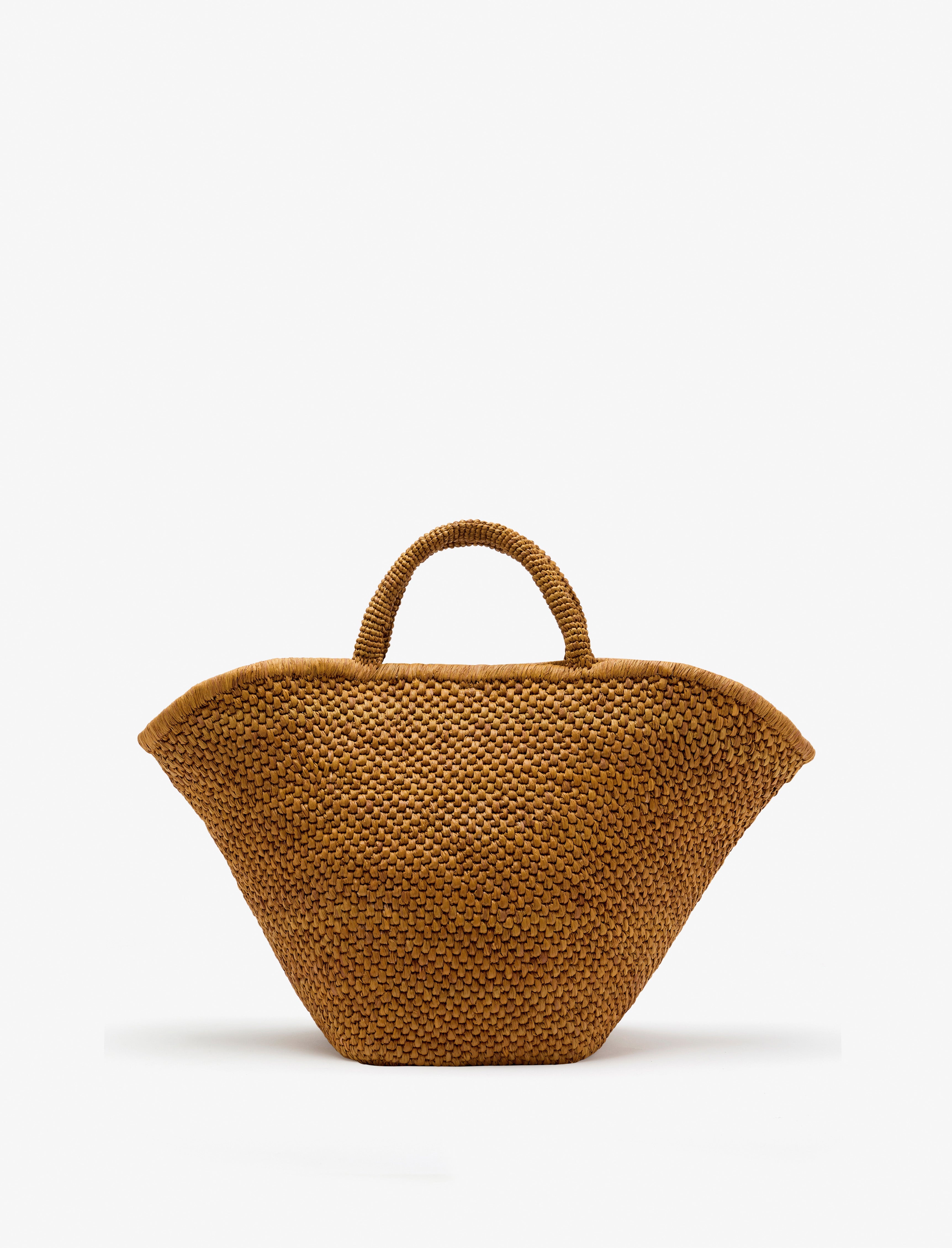 Large Chelsea Tote in Natural Raffia - 4