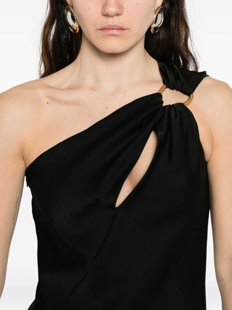 one-shoulder draped maxi dress 5